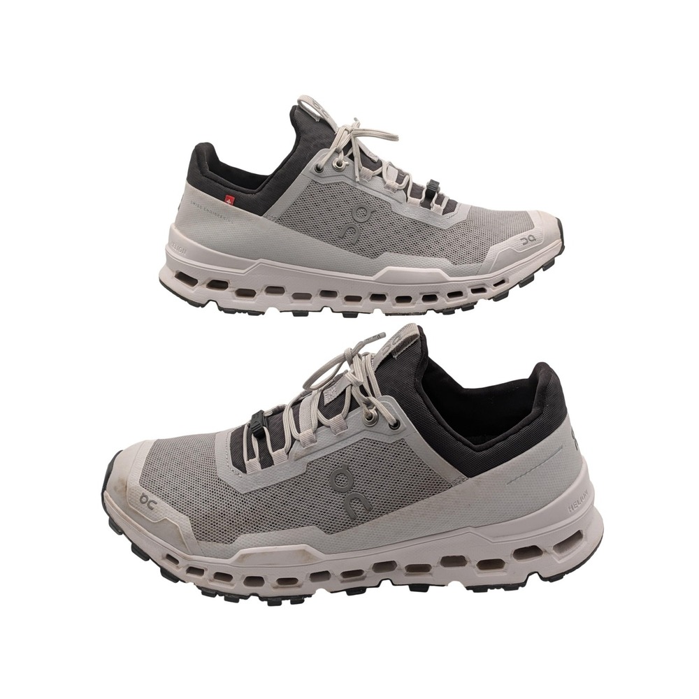 On Shoes Mens Size 9 Gray Mesh CloudTec Missiongrip Trail Running Sneakers